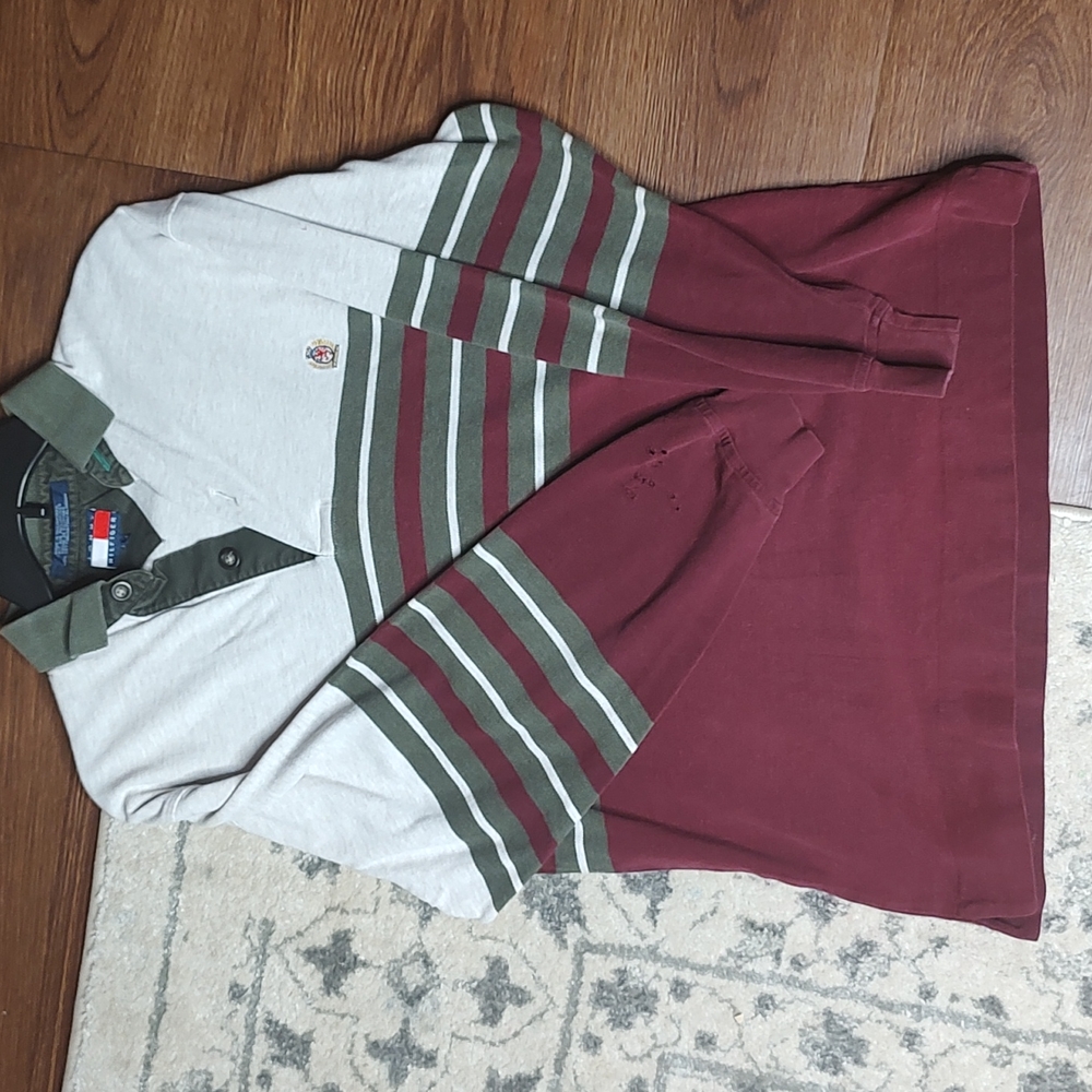 Long sleeve vintage Tommy polo